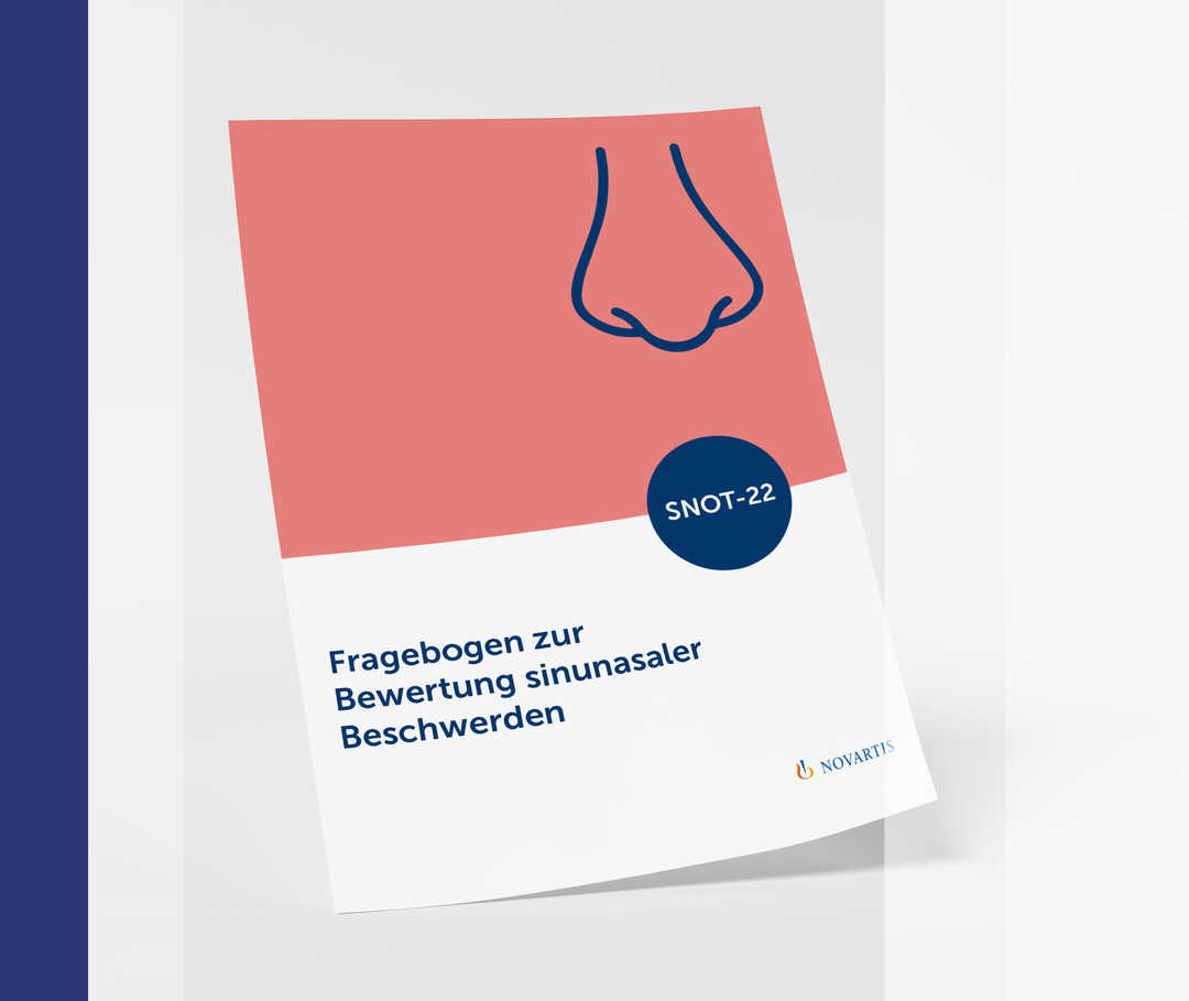 Teaserbild zum Download des Selbsttests SNOT 22